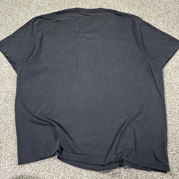 Vintage Polo Ralph Lauren Pocket T-Shirt Mens XL 90s Black Single Stitch Pony - Picture 4 of 6